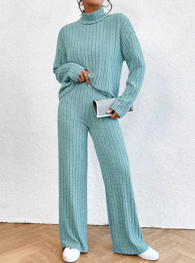 Darlene | Elegantes Strickset für Damen mit Rollkragen
