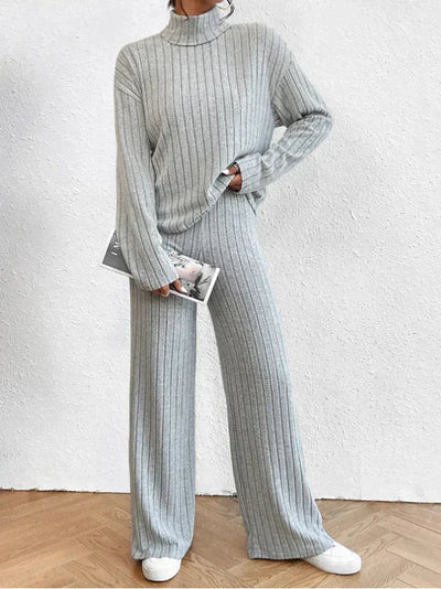 Darlene | Elegantes Strickset für Damen mit Rollkragen