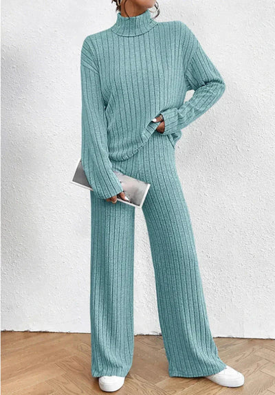 Darlene | Elegantes Strickset für Damen mit Rollkragen
