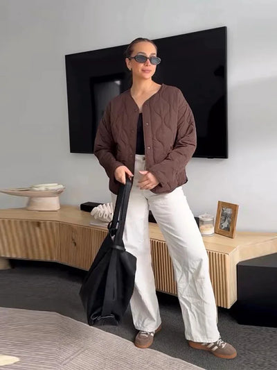 Demi | Elegante Steppjacke für Damen kurz atmungsaktiv