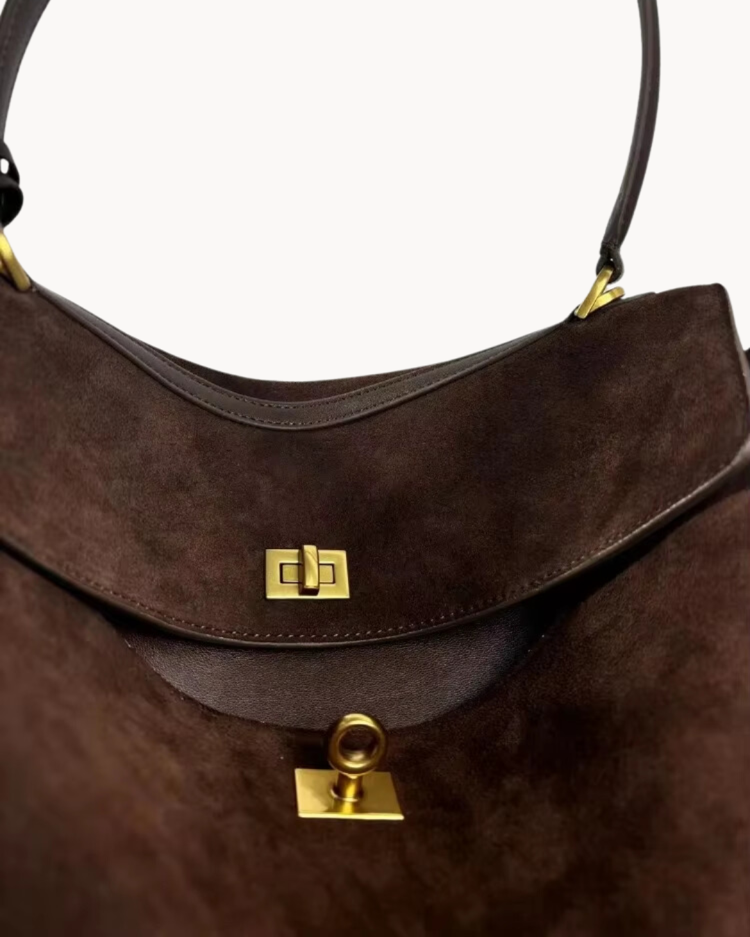 AMÉLIE – Elegante Wildleder-Schultertasche