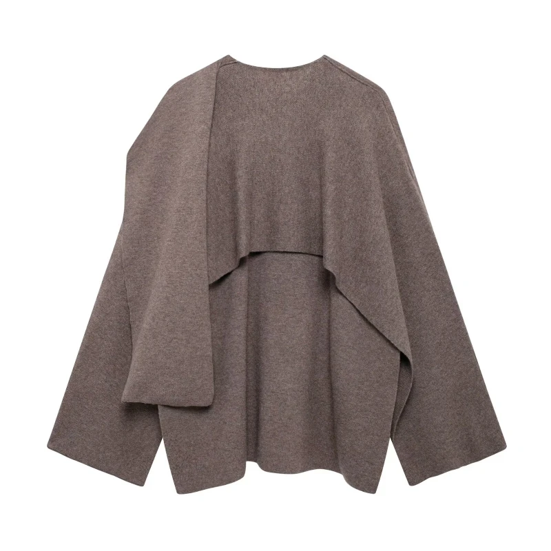 CLAIRE Cape-Mantel mit Asymmetrischem Design – Luxuriös & Warm