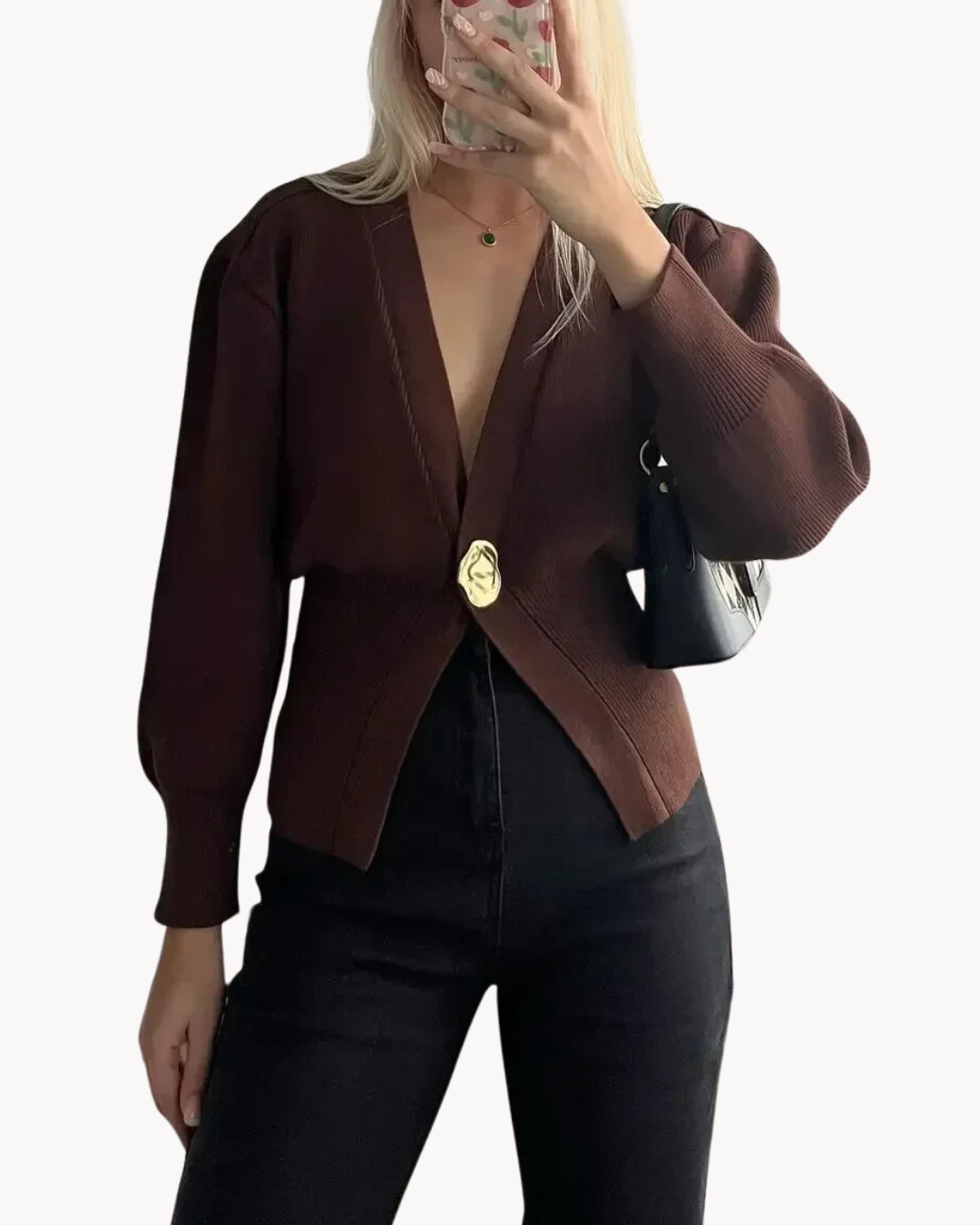 MILENA – Eleganter Cardigan mit Knöpfen