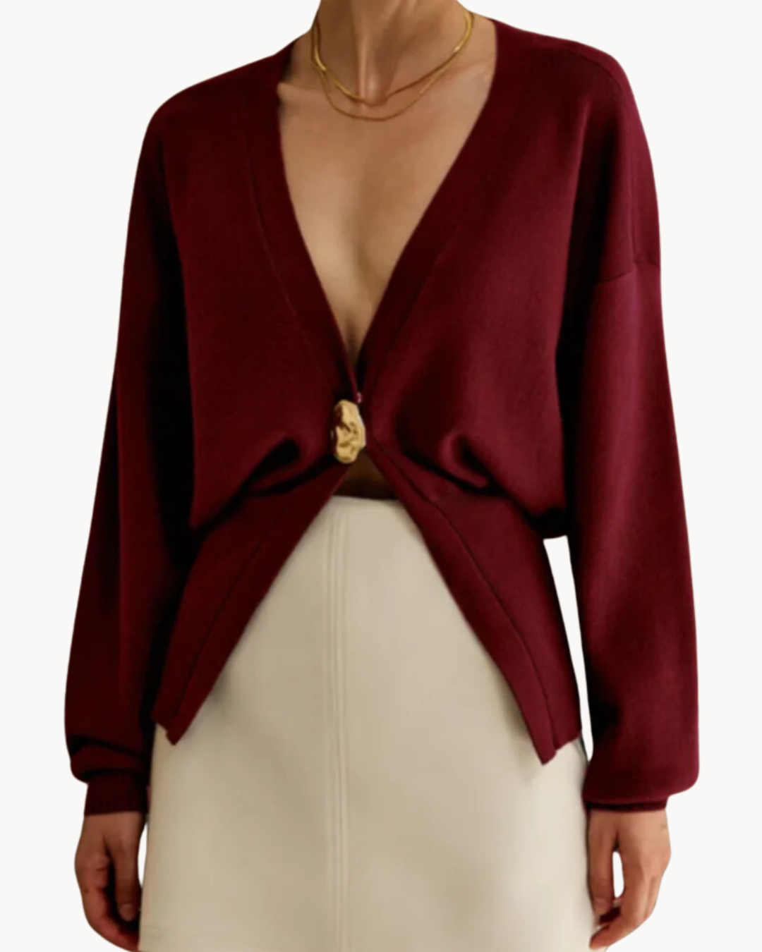 MILENA – Eleganter Cardigan mit Knöpfen