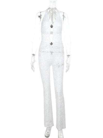 ELIN | Jumpsuit mit Spitze & Halter