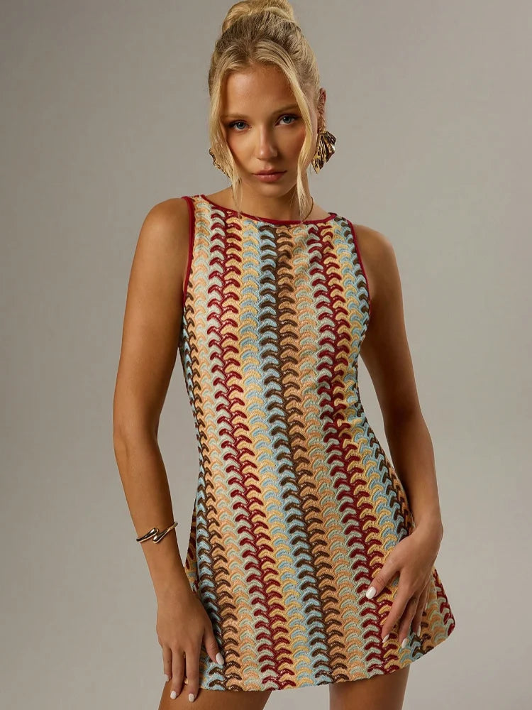 KIANNA ONE-SHOULDER MINIKLEID
