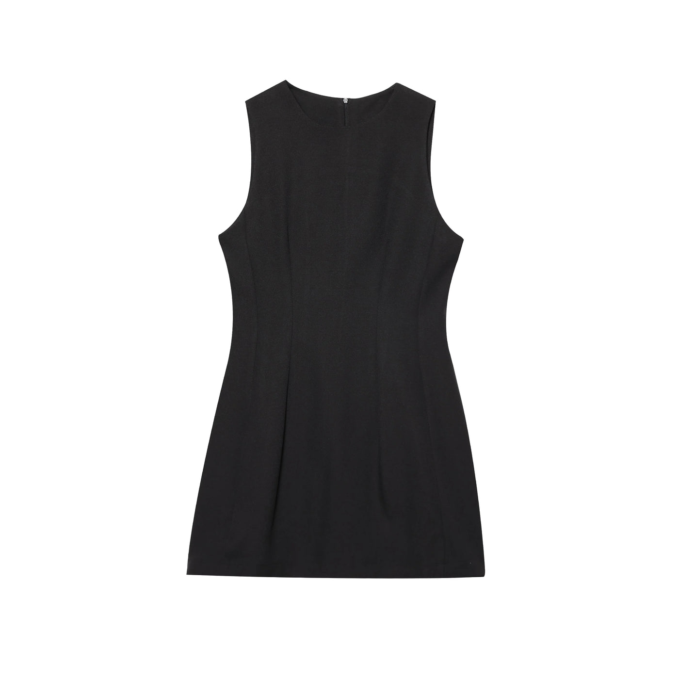 LIVIA - Elegantes Tankkleid mit O-Ausschnitt & Falten