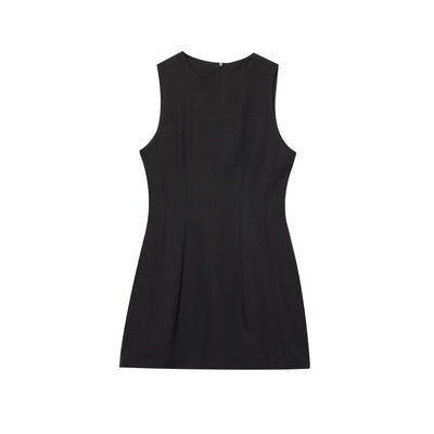 LIVIA - Elegantes Tankkleid mit O-Ausschnitt & Falten