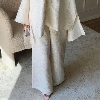 JANELLE | Damenanzug Jacquard Zweiteiler