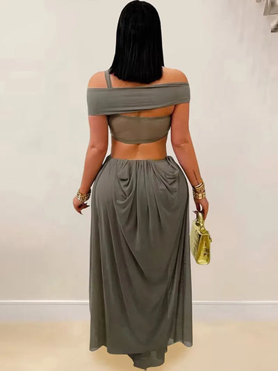 ALICIA | A-Linienkleid mit Rückenausschnitt