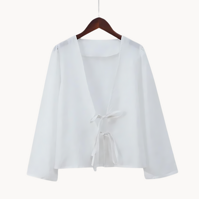 SOPHIA - Lace-Up Crop Top
