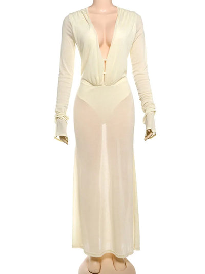 SORAYA | Maxikleid Langarm