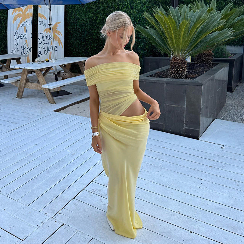 YASMIN | Maxikleid Asymmetrisch