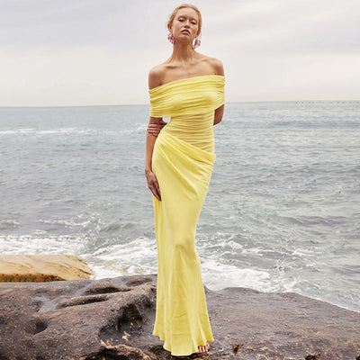 YASMIN | Maxikleid Asymmetrisch