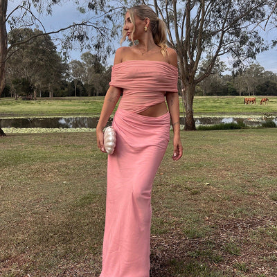 YASMIN | Maxikleid Asymmetrisch
