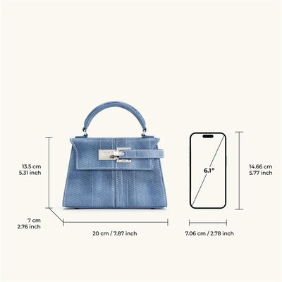 Elise | Elegante Denim-Handtasche für Damen klein