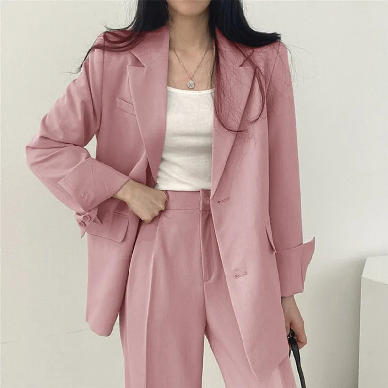 Ella | Elegantes Blazer und Hose Set für Damen Sommer