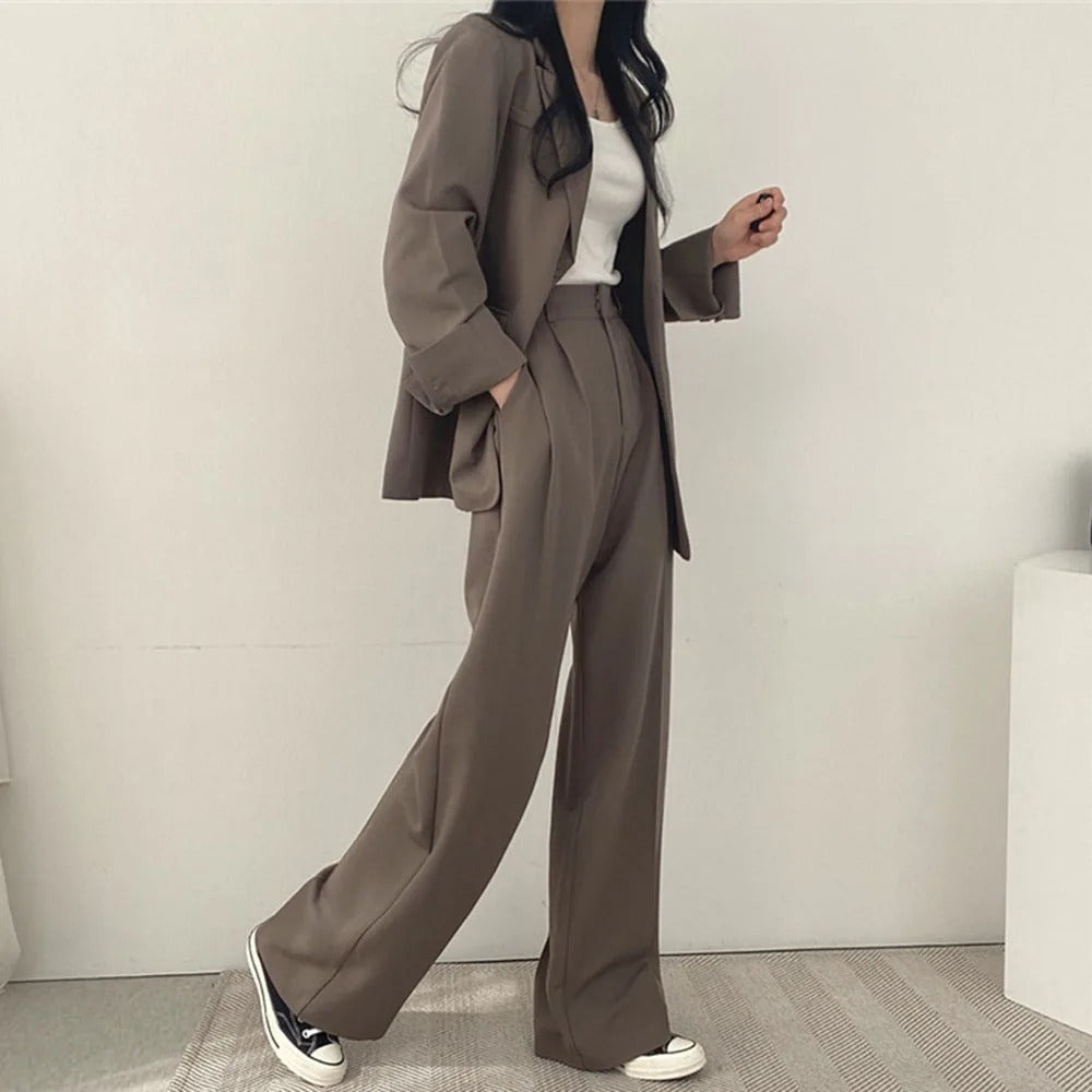 Ella | Elegantes Blazer und Hose Set für Damen Sommer