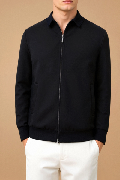 Enzo | Elegante Herrenjacke für Herren Schwarz Regular Fit 4