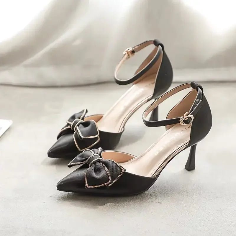 Erika | Elegante Schleifen-Absätze für Damen festlich
