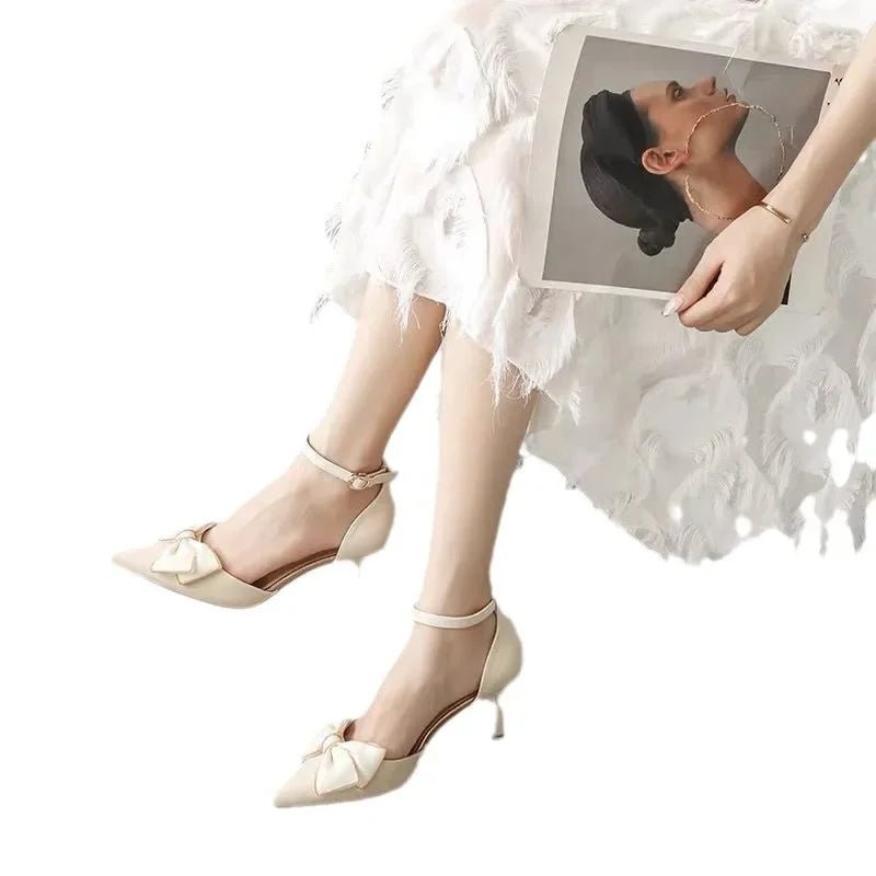 Erika | Elegante Schleifen-Absätze für Damen festlich
