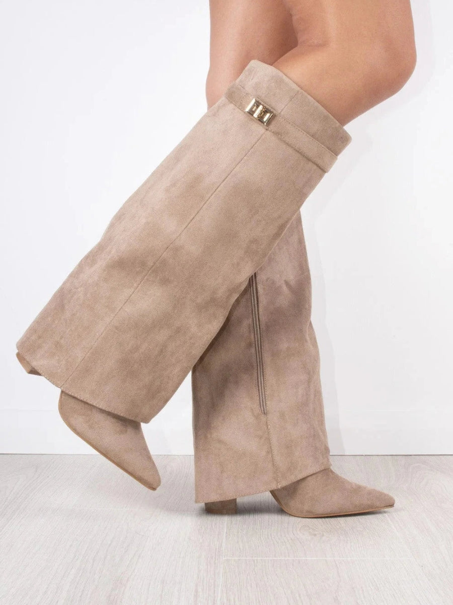 Evy | Elegante Damenstiefel aus Suede für besondere Anlässe 6