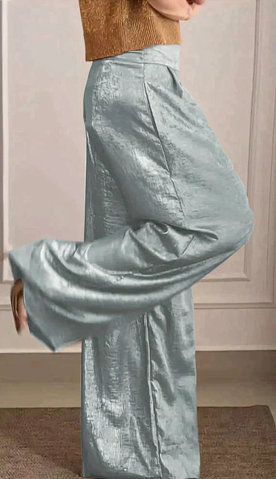 Felicia | Elegantes Metallic Set für Damen Casual