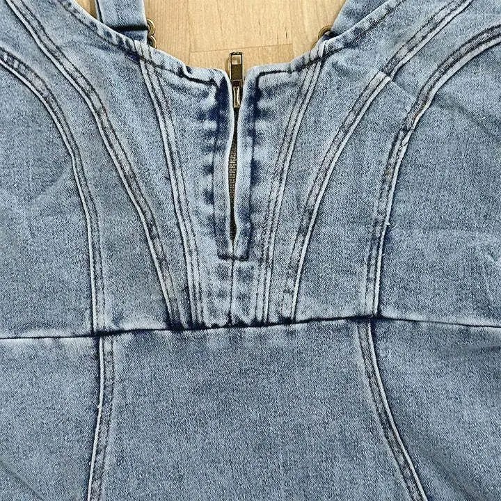 ALISSA Denim-Kleid figurbetont