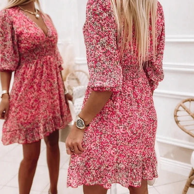 Floria | Florales Minikleid
