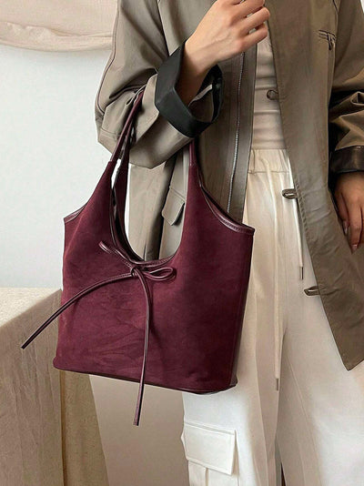 Florence | Elegante Hobo Tasche für Damen Wildlederoptik