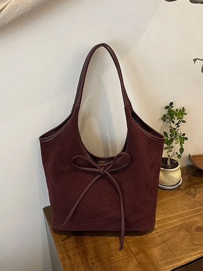 Florence | Elegante Hobo Tasche für Damen Wildlederoptik