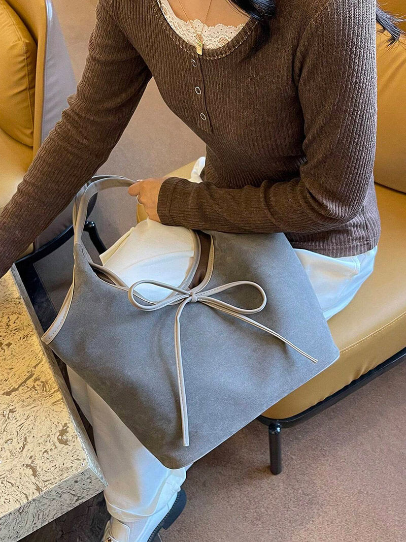 Florence | Elegante Hobo Tasche für Damen Wildlederoptik