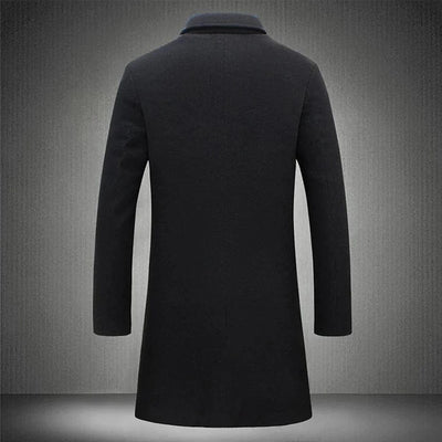 Franz | Eleganter Wollmantel für Herren Winter 5