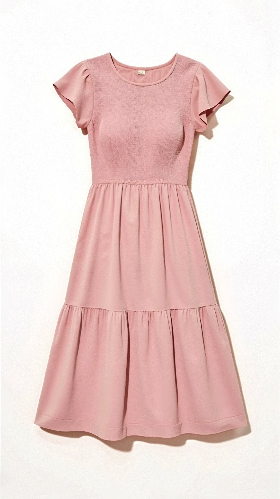 Solaria | Midikleid mit Smok-Details