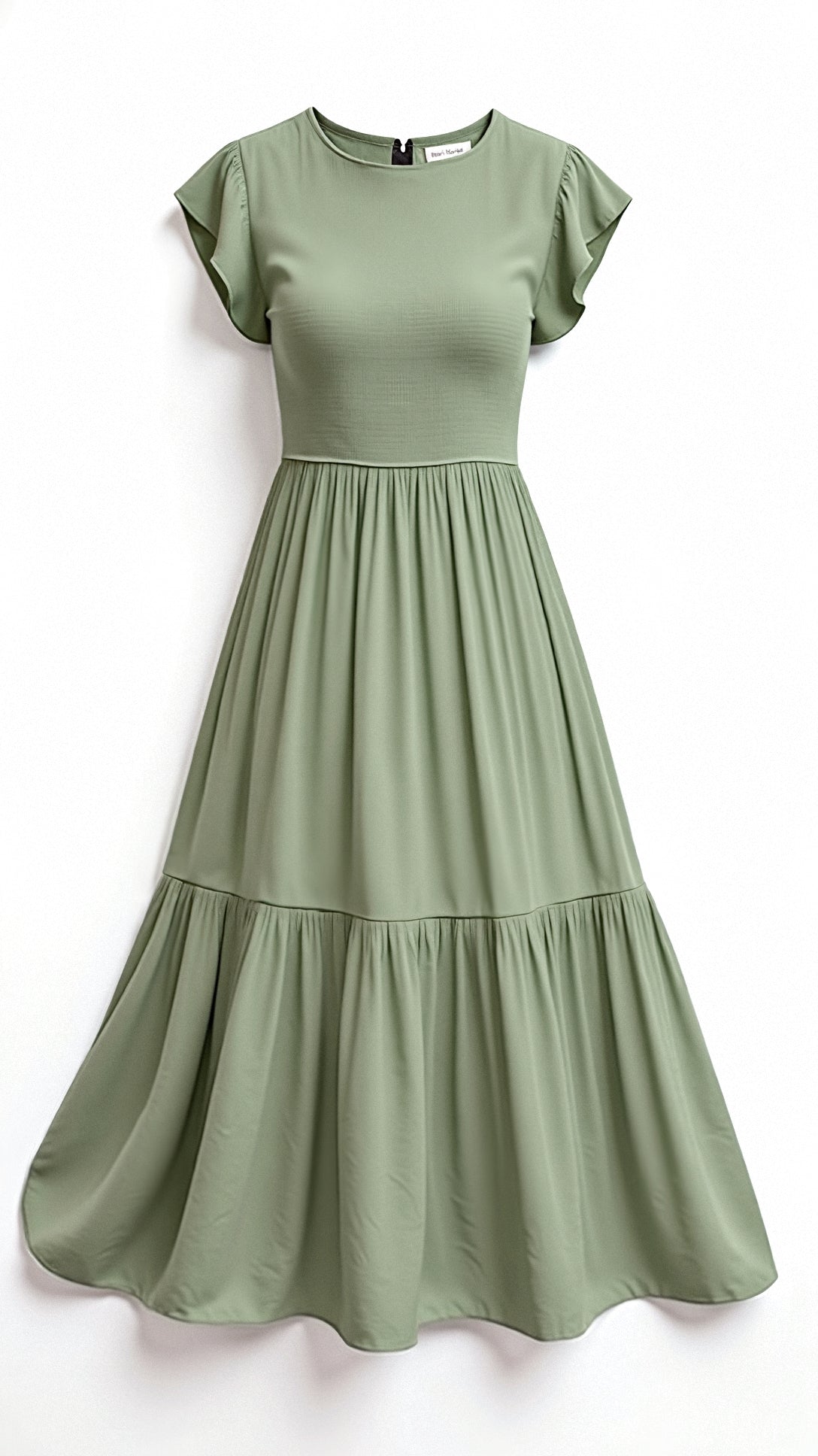Solaria | Midikleid mit Smok-Details