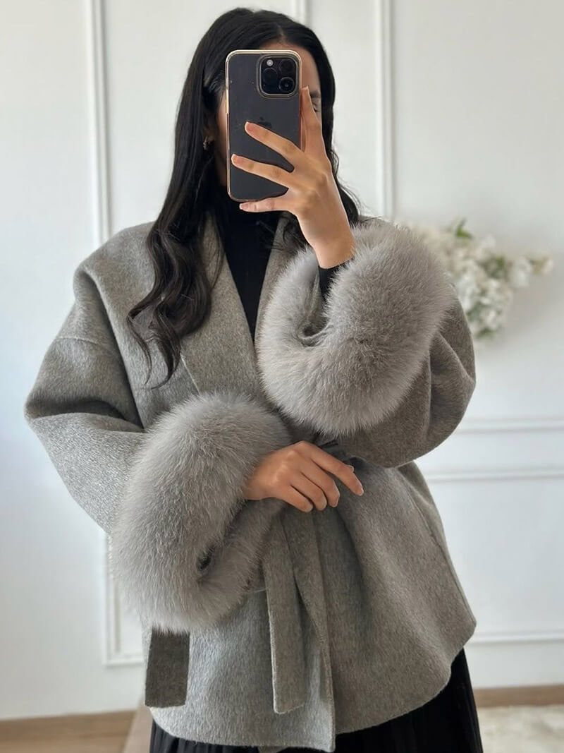Grace | Elegante Kunstpelzjacke für Damen Herbst-Winter