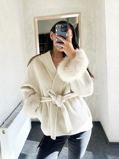 Grace | Elegante Kunstpelzjacke für Damen Herbst-Winter