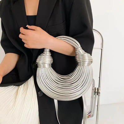 SOFIE Clutch mit Rope-Detail