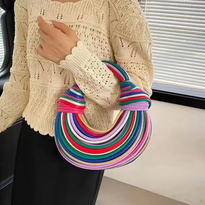 SOFIE Clutch mit Rope-Detail