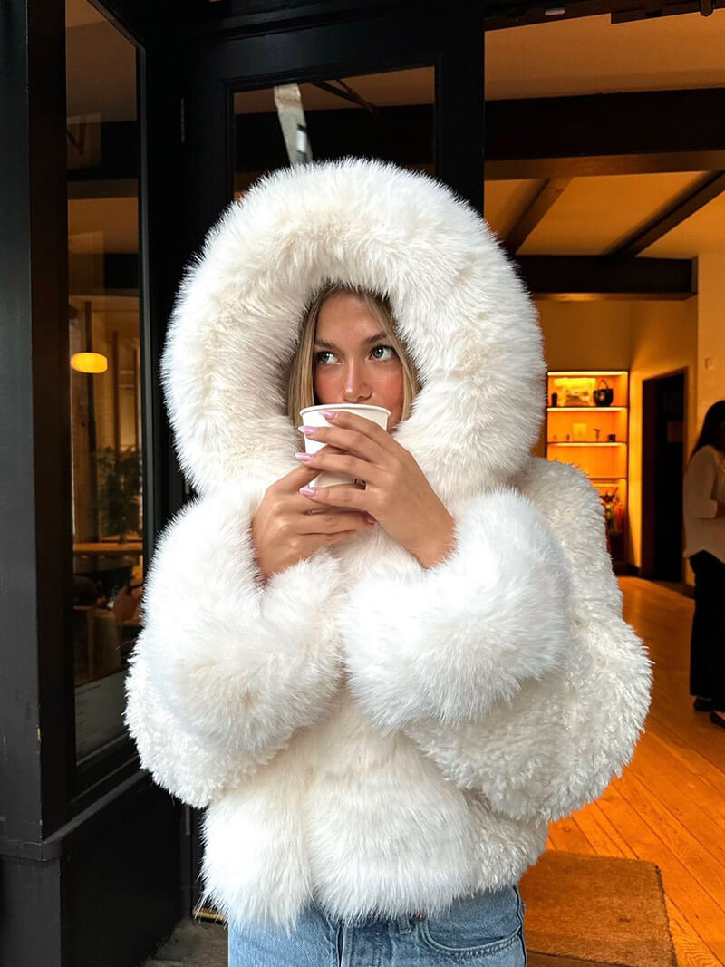 Hannah | Elegante Kunstpelzjacke für Damen Winter 2