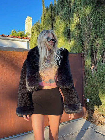 Hannah | Elegante Kunstpelzjacke für Damen Winter 3