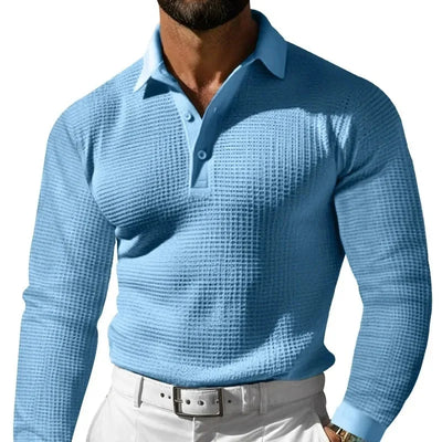 Herren Poloshirt Langarm