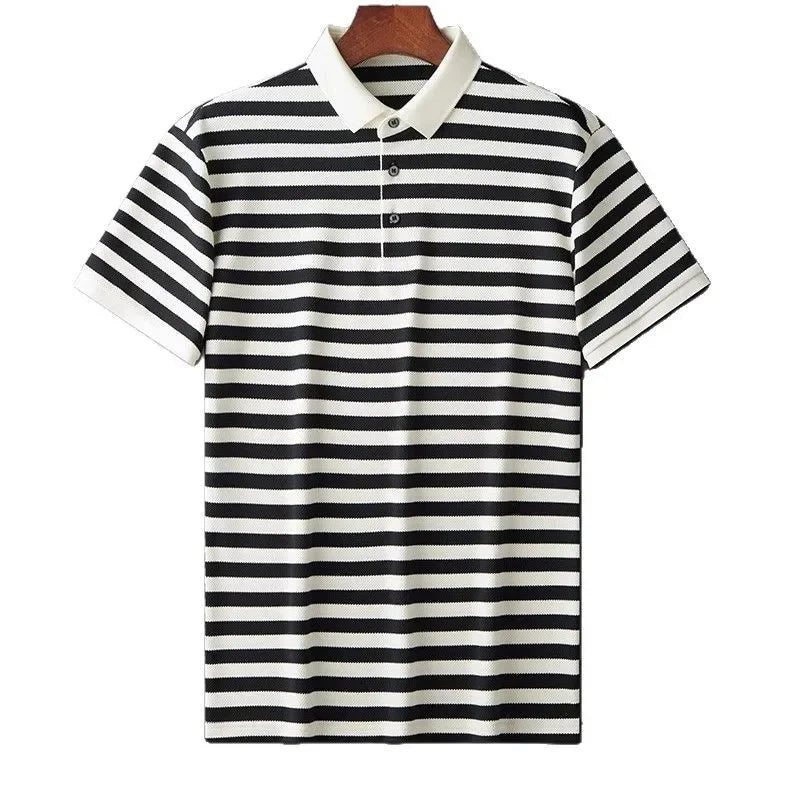 JONAS - Herren Poloshirt mit Streifen – Kurzarm-T-Shirt
