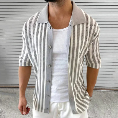 Herren Strickhemd