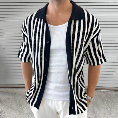 Herren Strickhemd