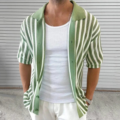 Herren Strickhemd