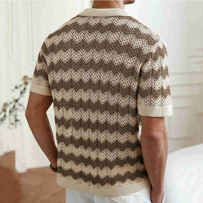 gestricktes Polo