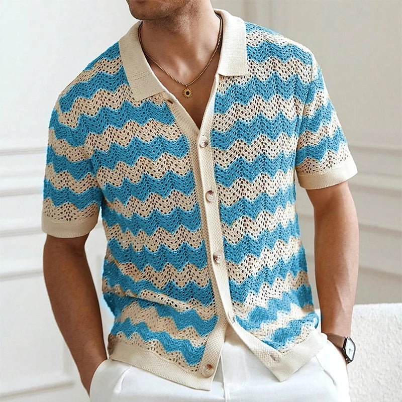gestricktes Polo