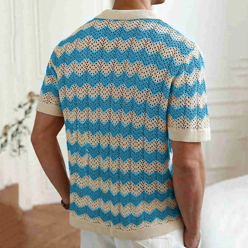 gestricktes Polo