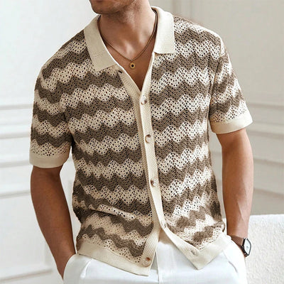 gestricktes Polo
